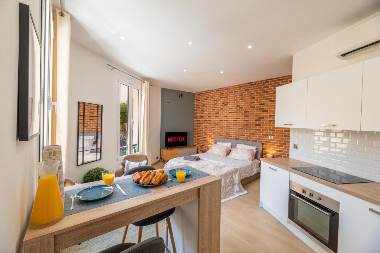 Grand Studio Climatise Tres Proche Monaco Beausoleil Dış mekan fotoğraf